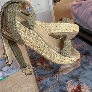 Super cute rustic wedges